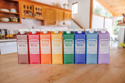 Use Less Plastic! Dr. Bronner's Pure-Castile Soap Refill